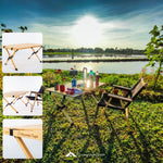 Mountain Tapir Camping Wooden Foldable Table (90*60*44cm)