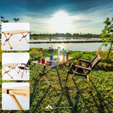 Mountain Tapir Camping Wooden Foldable Table (90*60*44cm)