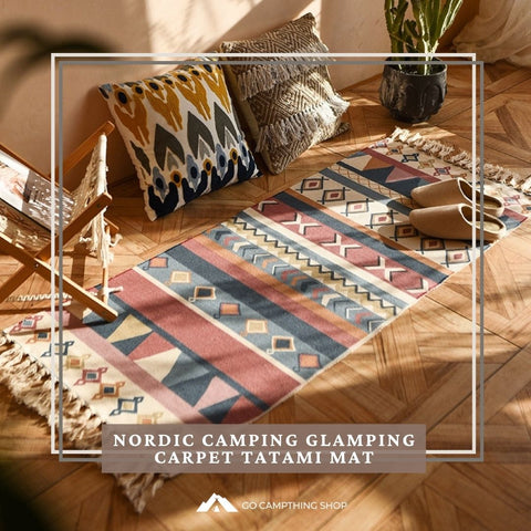 Nordic Style Camping Glamping Carpet Tatami Mat
