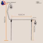 Outdoor Detachable Solid Steel Lamp Stand