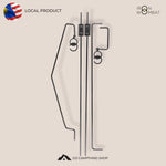 Outdoor Detachable Solid Steel Lamp Stand