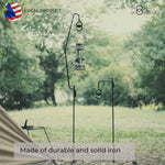 Outdoor Detachable Solid Steel Lamp Stand