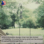 Outdoor Detachable Solid Steel Lamp Stand