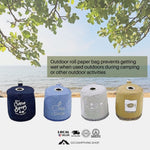 Outdoor Roll Paper Bag Canvas Wild, Cyan