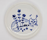 Plate Made in Japan Mino Ware Japanese Plates << HANAUTA >> - Go Campthing