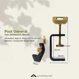 POST GENERAL Clan 981960005 Black