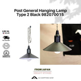 POST GENERAL Type 2 Hang Lamp 982070015 Black