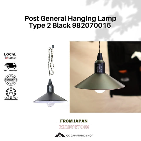POST GENERAL Type 2 Hang Lamp 982070015 Black