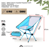 Ultralight Camping Outdoor Folding Chair Durable Cationic Polyester Bench Eco Friendly