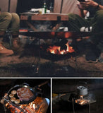 Bonfire BBQ Foldable Lightweight Stove Multi Purpose Grill Stand