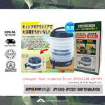 Camping Foldable Water Jug 5.5L (Navy color)