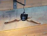 POST GENERAL 982070019 Tri-Panel Solar Charged LED Light (Olive Color)