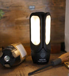 POST GENERAL 982070019 Tri-Panel Solar Charged LED Light (Black Color)
