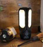 POST GENERAL 982070019 Tri-Panel Solar Charged LED Light (Black Color)
